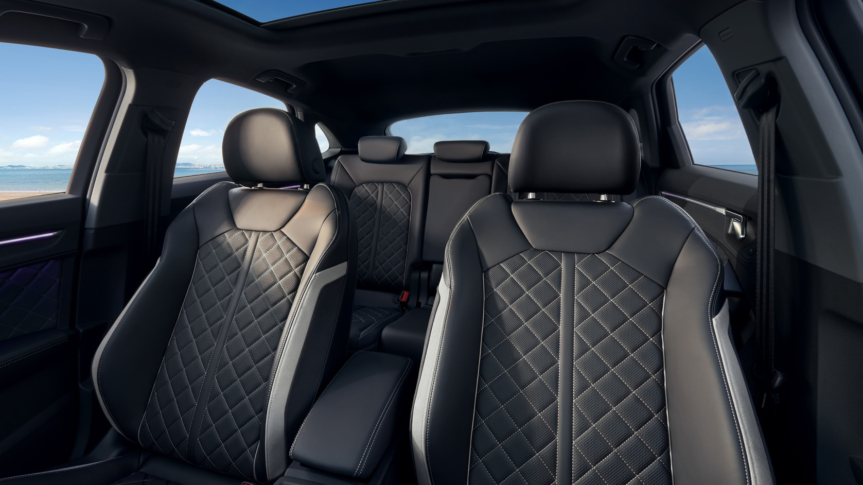 Audi Q3 passenger cabin; representative official China-market image, generation and candidate condition not implied